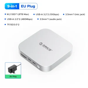 ORICO MiniLink USB C Hard Drive Enclosure Docking Multi Interface Converter